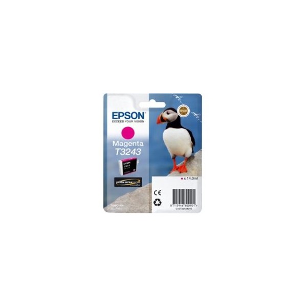 Cartucho tinta epson c13t32434010 magenta ultrachrome hi - gloss2