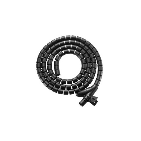 Organizador de cables de escritorio equip en espiral 1m negro