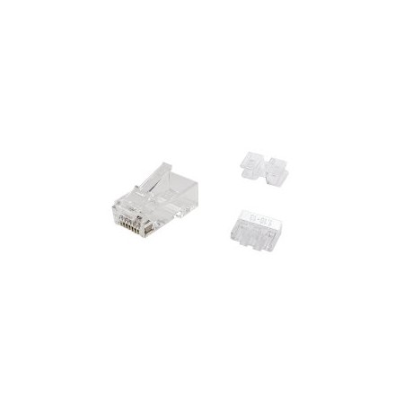 Kit 100 uds conectores rj45 equip categoria 6a utp