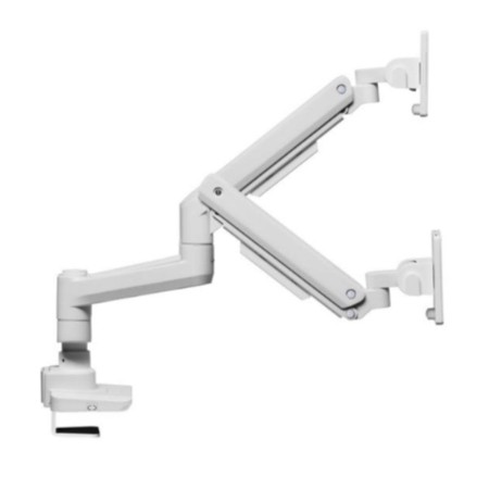 Soporte mesa equip vesa hasta 35 pulgadas 100x100 max 20kg doble pantalla blanco