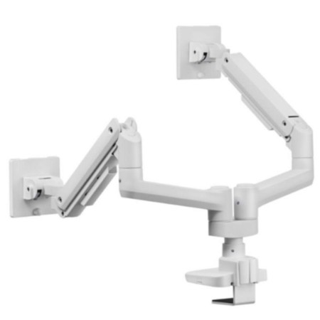Soporte mesa equip vesa hasta 35 pulgadas 100x100 max 20kg doble pantalla blanco