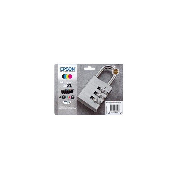 Multipack tinta epson c13t35964010 multicolor xl -  2600 paginas negro -  1900 paginas cian -  1900 paginas magenta -  1900 pagi