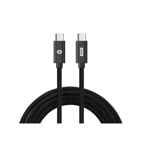 Cable usb - c conceptronic macho - macho 2m pd 3.1 240w 48v 5a 480mbps e - mark