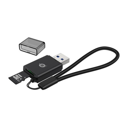 Lector de tarjetas usb 3.0 conceptronic bian07b microsd - tflash