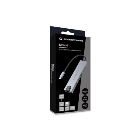 Docking station conceptronic donn29g usb tipo c 6 en 1