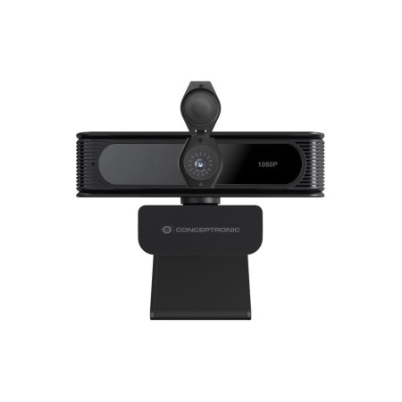 Webcam fhd conceptronic amdis 1080p usb reconocimiento facial windows hello 30fps angulo vision 80º