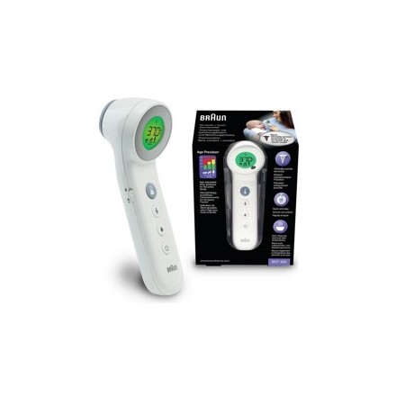 Termometro corporal braun bnt400we sin contacto + frontal con age precision