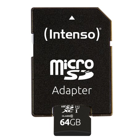 Intenso 3423490 Micro SD UHS-I Premium 64GB c/adap