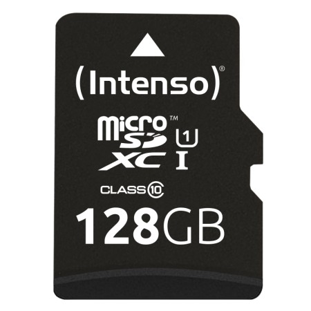 Tarjeta memoria micro sd intenso 128gb uhs - i cl10 + adaptador sd