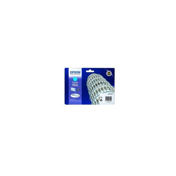Cartucho tinta epson t790240 cian 79xl wf - 5000(serie) -  torre de pisa