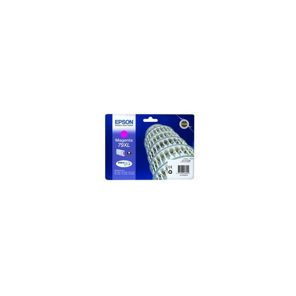 Cartucho tinta epson t790340 magenta 79xl wf - 5000(serie) -  torre de pisa