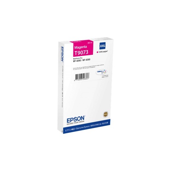 Cartucho tinta epson t9073 magenta xxl wf - 6xxx ink 7000 paginas