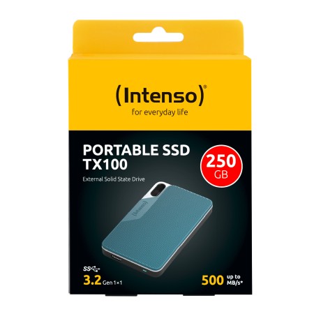 Intenso eSSD TX100 250Gb USB-C 3.2 Gen1 Blue