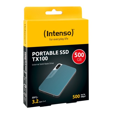 Intenso eSSD TX100 500Gb USB-C 3.2 Gen1 Blue