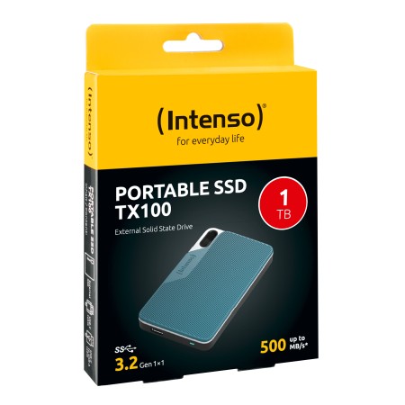 Intenso eSSD TX100 1Tb USB-C 3.2 Gen1 Blue