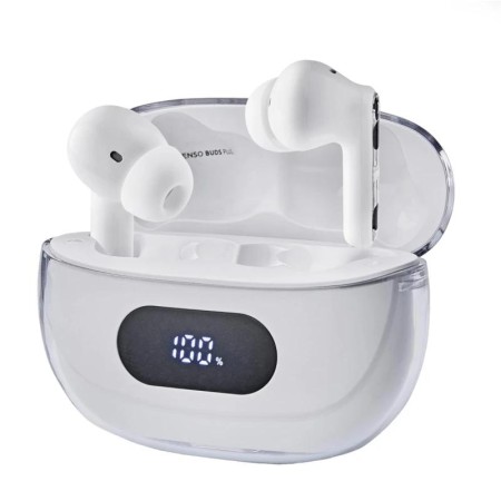 Auriculares bluetooth intenso buds plus tws anc+enc blanco
