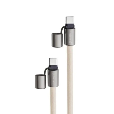 Cable usb tipo c intenso 1.65m - macho - macho - beige