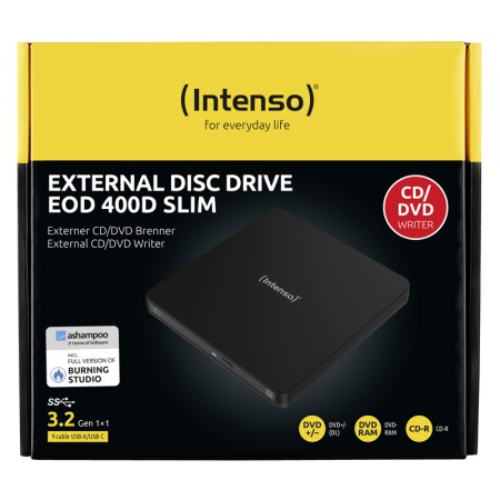 Intenso Grabadora CD/DVD Writer EOD 400D Negro
