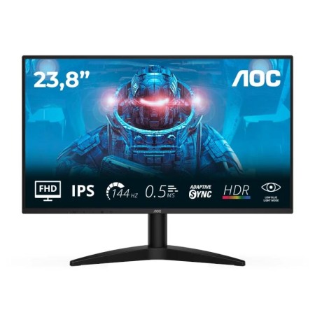 Monitor Gaming AOC 24B36X 23.8″/ Full HD/ 0.5ms/ 144Hz/ IPS/ Negro