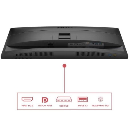 Monitor Profesional AOC Q27E4CV 27″/ QHD/ Multimedia/ Regulable en altura/ Negro