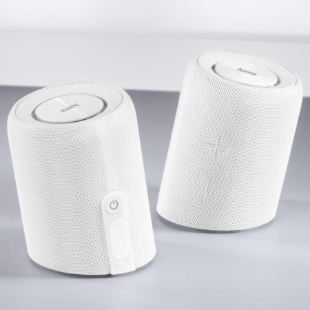 Altavoz hama twin 3.0 blanco