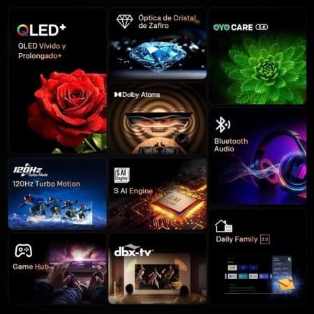 Televisor Metz QLED+ 55MQF7500Z 55″/ Ultra HD 4K/ Smart TV/ WiFi