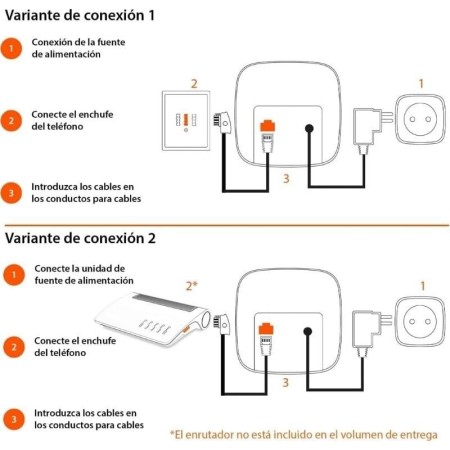Teléfono Inalámbrico Gigaset E290/ Pack DUO/ Negro
