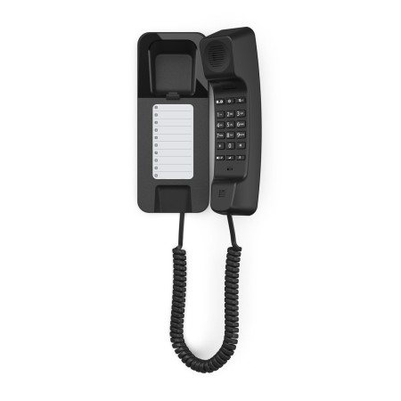 Telefono fijo gigaset desk 200 negro - cable