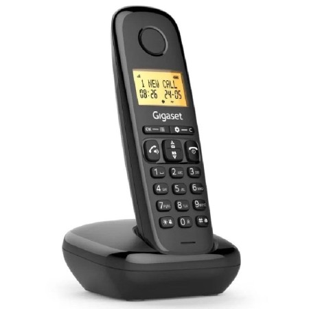 Teléfono Inalámbrico Gigaset Basic 100/ Negro