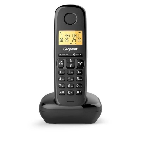 Teléfono Inalámbrico Gigaset Basic 100/ Pack DUO/ Negro