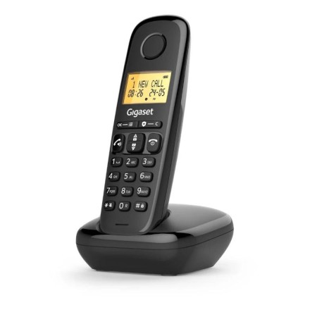 Teléfono Inalámbrico Gigaset Basic 100/ Pack DUO/ Negro