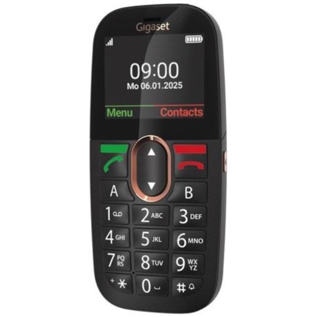 Teléfono Móvil Gigaset GL695 para Personas Mayores/ 4G/ Negro