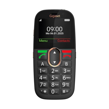 Teléfono Móvil Gigaset GL695 para Personas Mayores/ 4G/ Negro