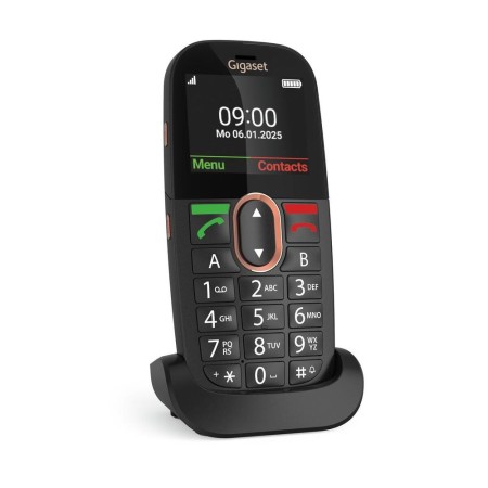 Teléfono Móvil Gigaset GL695 para Personas Mayores/ 4G/ Negro