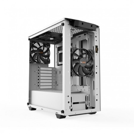 Caja ordenador gaming atx be quiet! pure base 500dx white tira led argb frontal - cristal templado - 3x ventilador 140