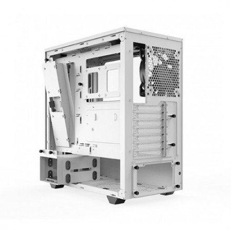 Caja ordenador gaming atx be quiet! pure base 500dx white tira led argb frontal - cristal templado - 3x ventilador 140