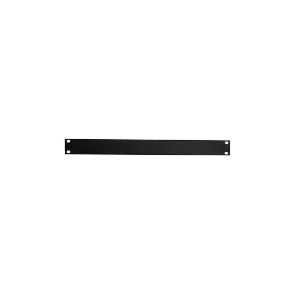 Panel solido wp 1u metalico negro