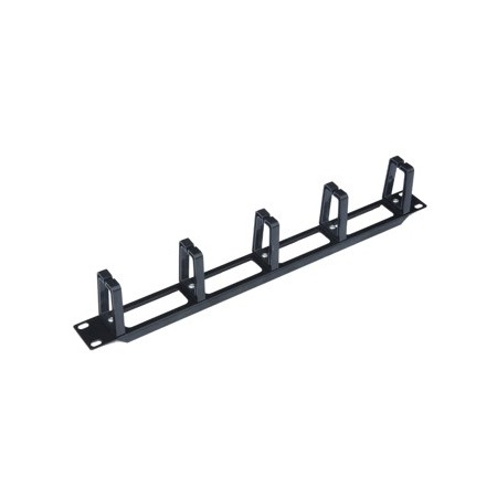 Panel pasa cables wp 1u plastico  negro