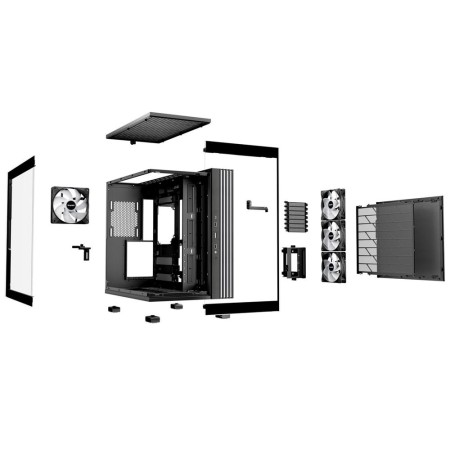 Caja ordenador gaming be quiet! light base 600 lx atx argb vidrio negra