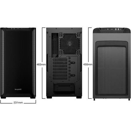 Caja ordenador bequiet pure base 501 atx negro