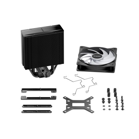 Ventilador disipador cpu bequiet pure rock 3 lx 120mm negro