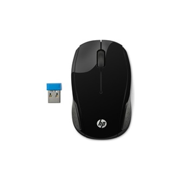 Raton inalambrico hp optico 200 1000ppp negro