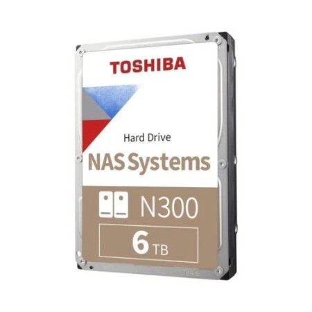 Toshiba N300 NAS HDWG760EZSTA 6TB 3.5″ SATA-600