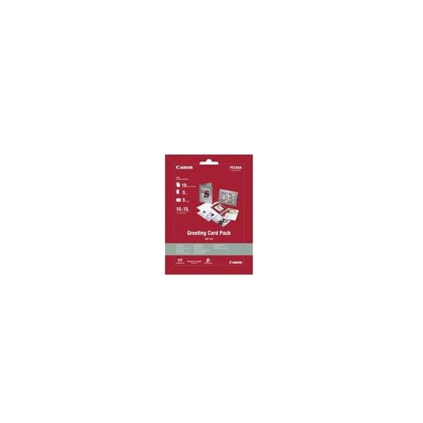 Papel canon gcp - 101 pack 10 papel 10x15 5 tarjetas felicitacion 5 sobres