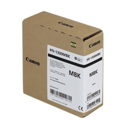 Cartucho canon pfi - 1300 mbk negro mate pro2000 - pro4000 - pro4000s - pro6000 - pro6000s