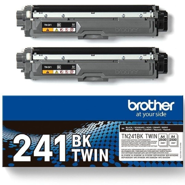 Tóner Original Brother TN241BKTWIN Multipack/ 2x Negro