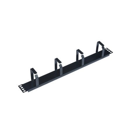 Panel pasa cables wp 1u -  metalico -  negro