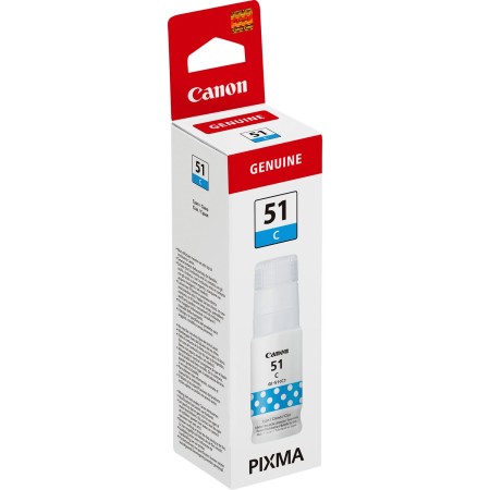 Botella de Tinta Original Canon GI-51/ Cian