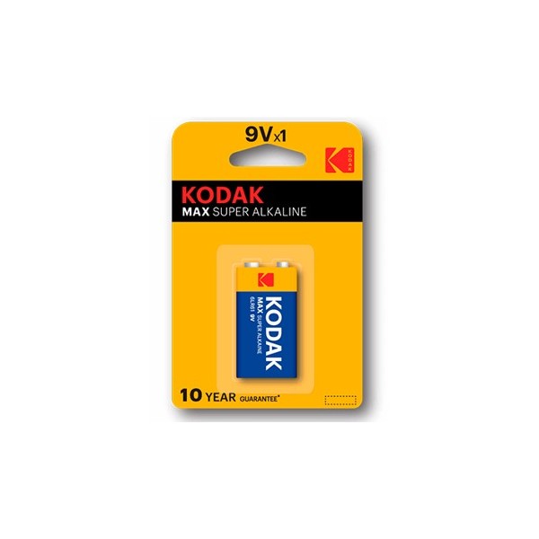 Blister pilas kodak alcalina max 6lr61 9v