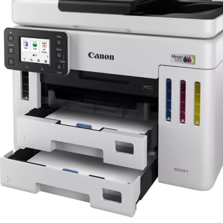 Multifunción Recargable Canon MAXIFY GX7150 MegaTank WiFi/ Dúplex/ Fax/ Blanca